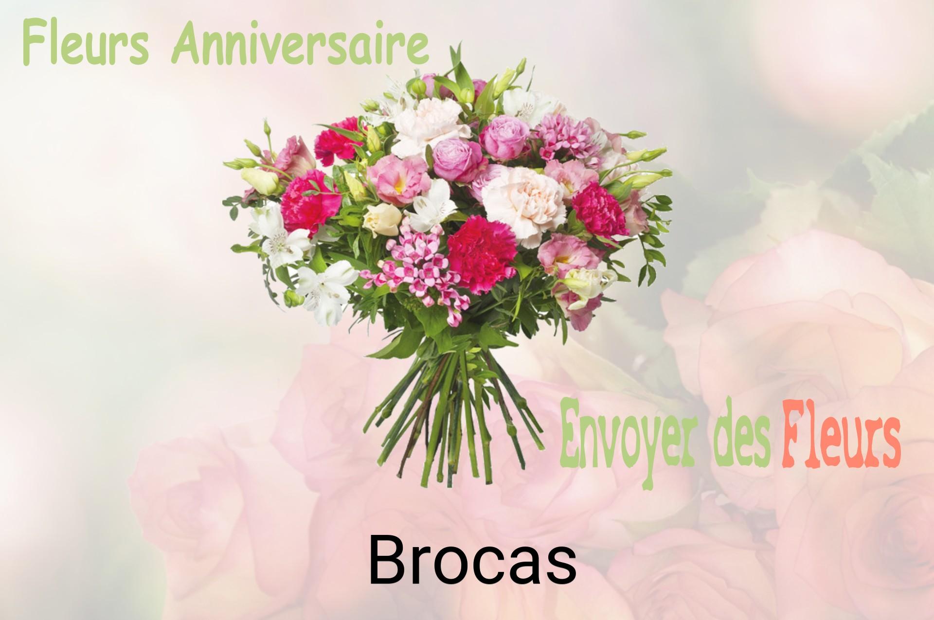 Bouquet de fleurs d’anniversaire livré à Brocas
